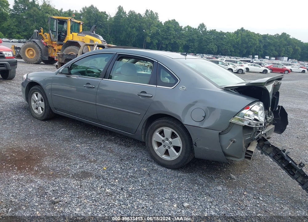 2008 CHEVROLET IMPALA LT VIN: 2G1WT58K989209428
