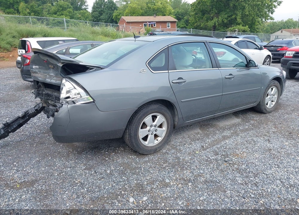 2008 CHEVROLET IMPALA LT VIN: 2G1WT58K989209428