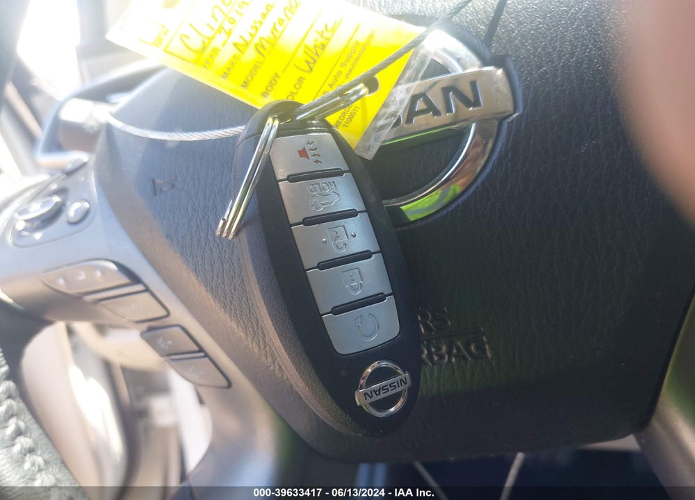 2019 NISSAN MURANO SL VIN: 5N1AZ2MJ0KN155867