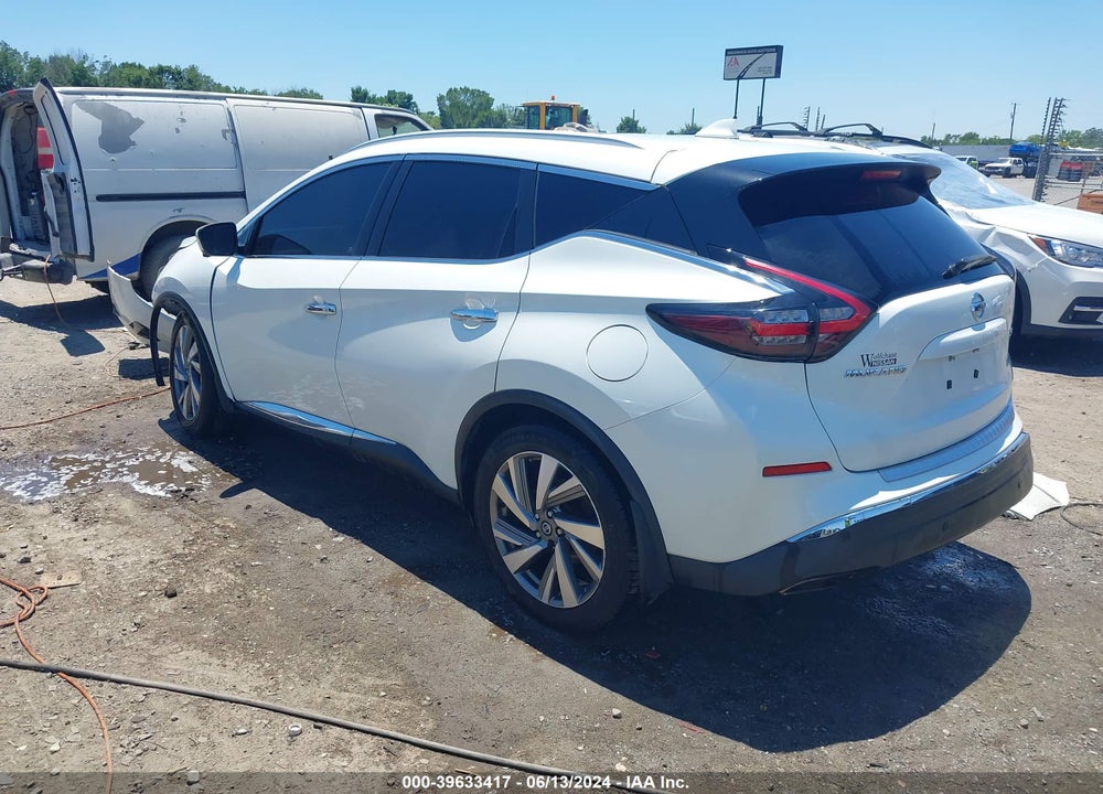 2019 NISSAN MURANO SL VIN: 5N1AZ2MJ0KN155867
