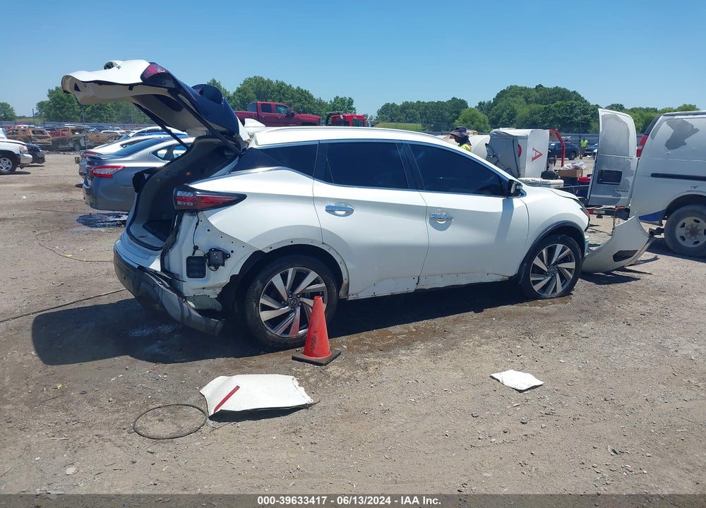 2019 NISSAN MURANO SL VIN: 5N1AZ2MJ0KN155867