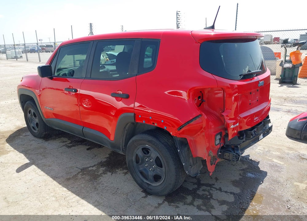 2018 JEEP RENEGADE SPORT 4X4 VIN: ZACCJBAB5JPH31489