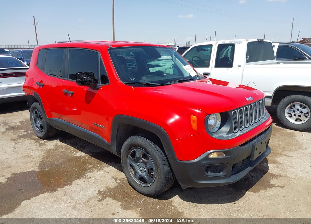 2018 JEEP RENEGADE SPORT 4X4 VIN: ZACCJBAB5JPH31489