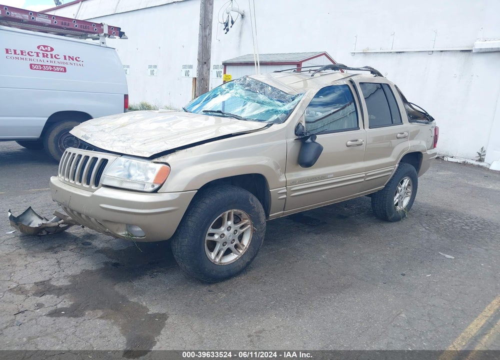 2000 JEEP GRAND CHEROKEE LIMITED VIN: 1J4GW58N1YC264407