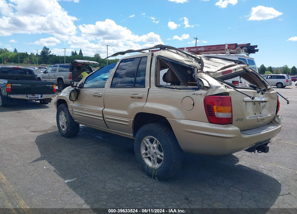 2000 JEEP GRAND CHEROKEE LIMITED VIN: 1J4GW58N1YC264407