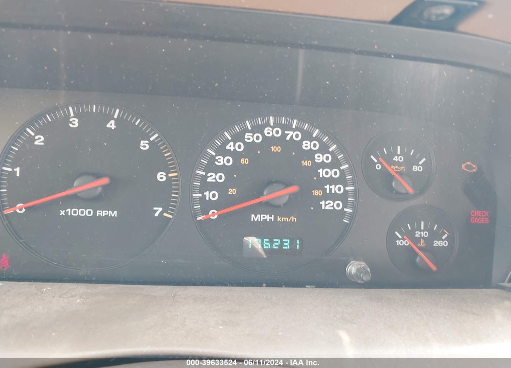 2000 JEEP GRAND CHEROKEE LIMITED VIN: 1J4GW58N1YC264407