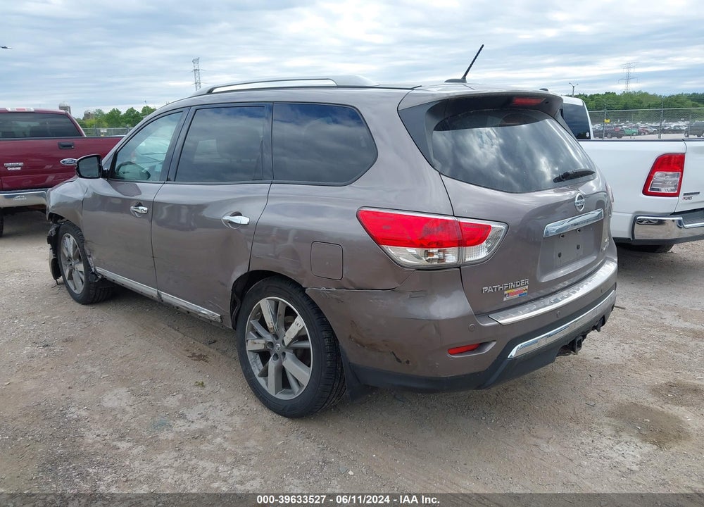 2014 NISSAN PATHFINDER PLATINUM VIN: 5N1AR2MMXEC649423