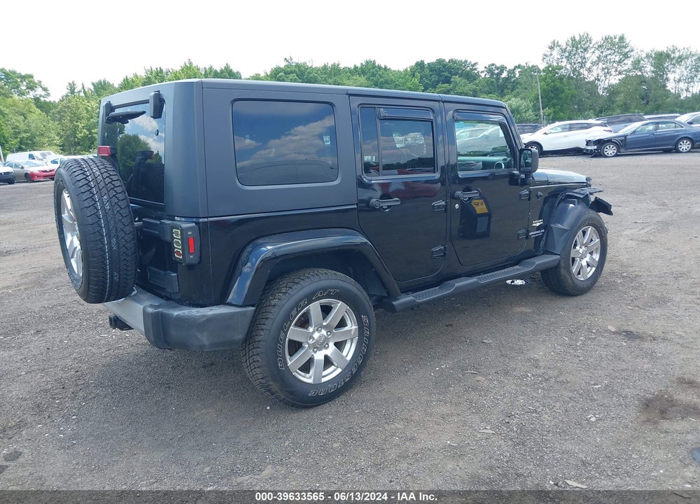 2008 JEEP WRANGLER UNLIMITED SAHARA VIN: 1J4GA59148L566994