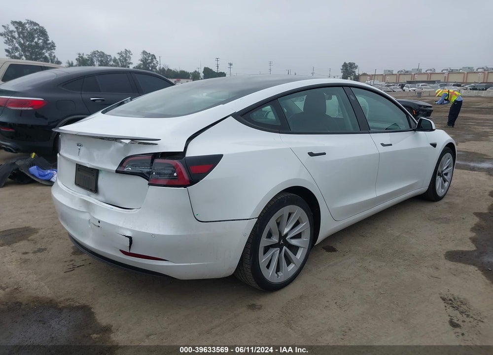 2021 TESLA MODEL 3 STANDARD RANGE PLUS REAR-WHEEL DRIVE VIN: 5YJ3E1EA7MF078871