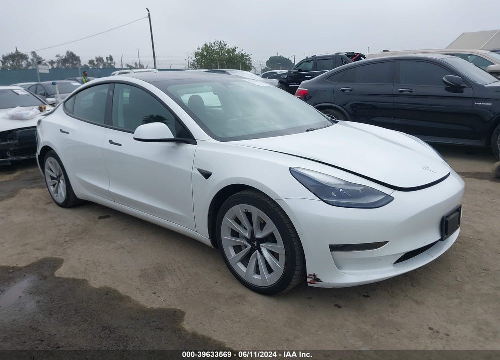 2021 TESLA MODEL 3 STANDARD RANGE PLUS REAR-WHEEL DRIVE VIN: 5YJ3E1EA7MF078871