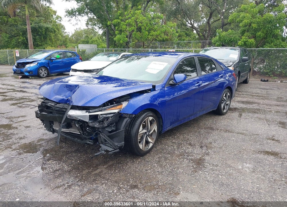 2023 HYUNDAI ELANTRA SEL VIN: KMHLS4AG4PU484781