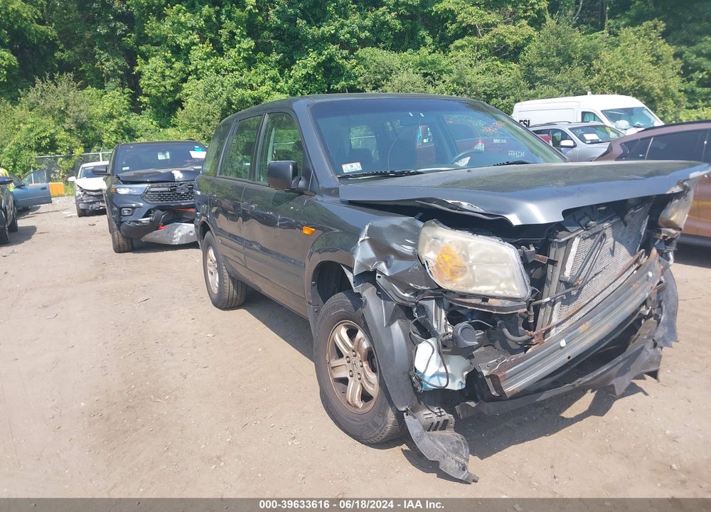 2007 HONDA PILOT LX VIN: 2HKYF18127H531959