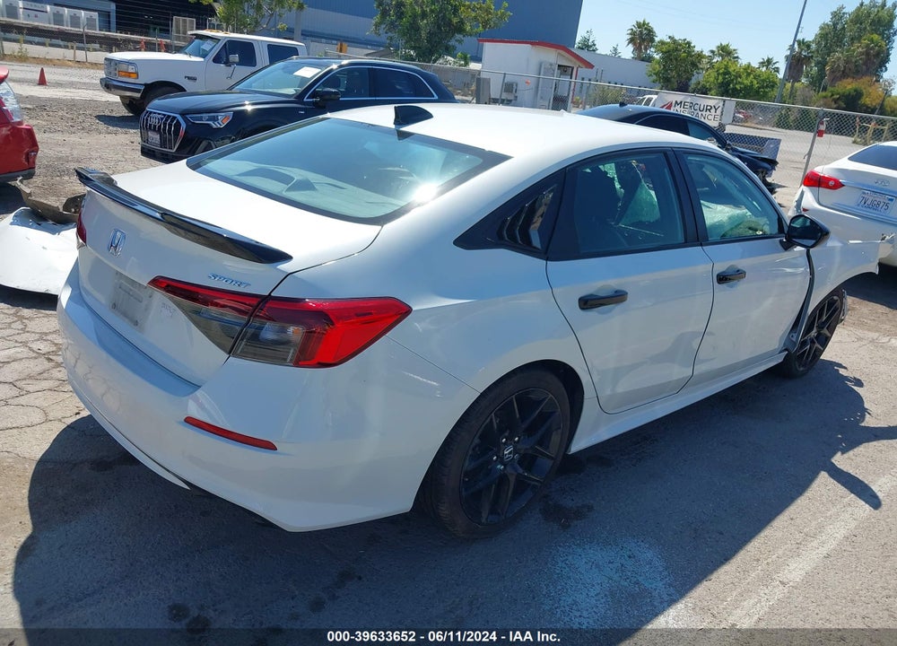 2022 HONDA CIVIC SPORT VIN: 2HGFE2F59NH581836