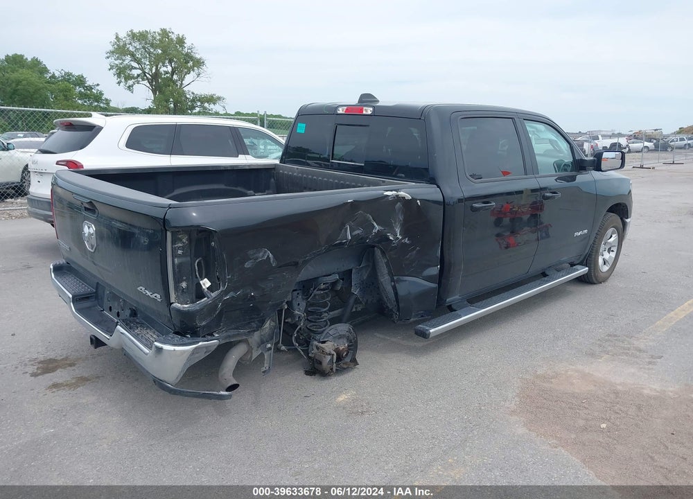 2022 RAM 1500 BIG HORN 4X4 5'7 BOX VIN: 1C6RRFFG0NN190923