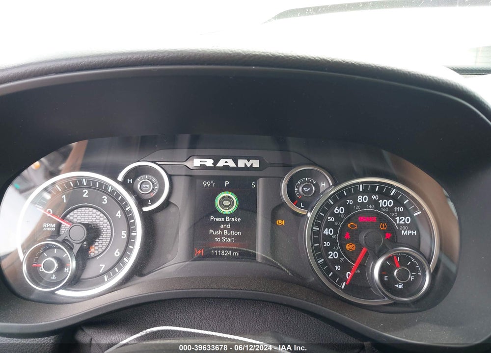 2022 RAM 1500 BIG HORN 4X4 5'7 BOX VIN: 1C6RRFFG0NN190923
