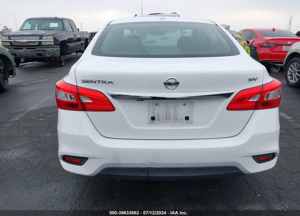 2019 NISSAN SENTRA SV VIN: 3N1AB7APXKY378907