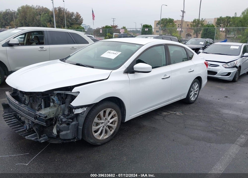 2019 NISSAN SENTRA SV VIN: 3N1AB7APXKY378907