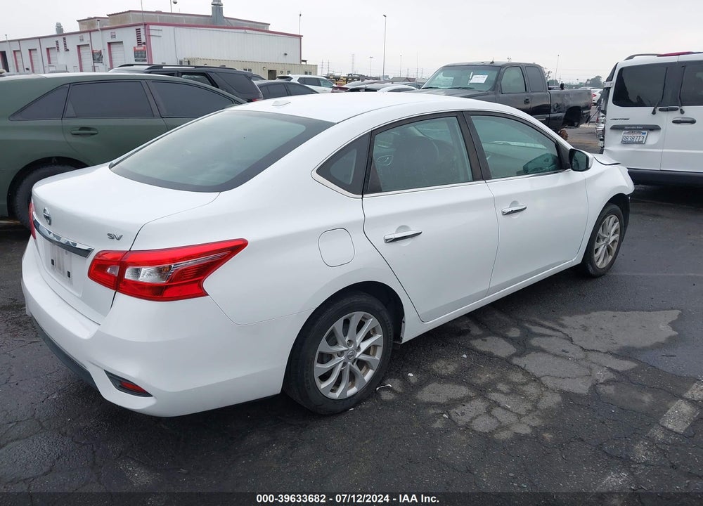 2019 NISSAN SENTRA SV VIN: 3N1AB7APXKY378907