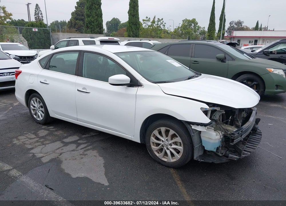 2019 NISSAN SENTRA SV VIN: 3N1AB7APXKY378907
