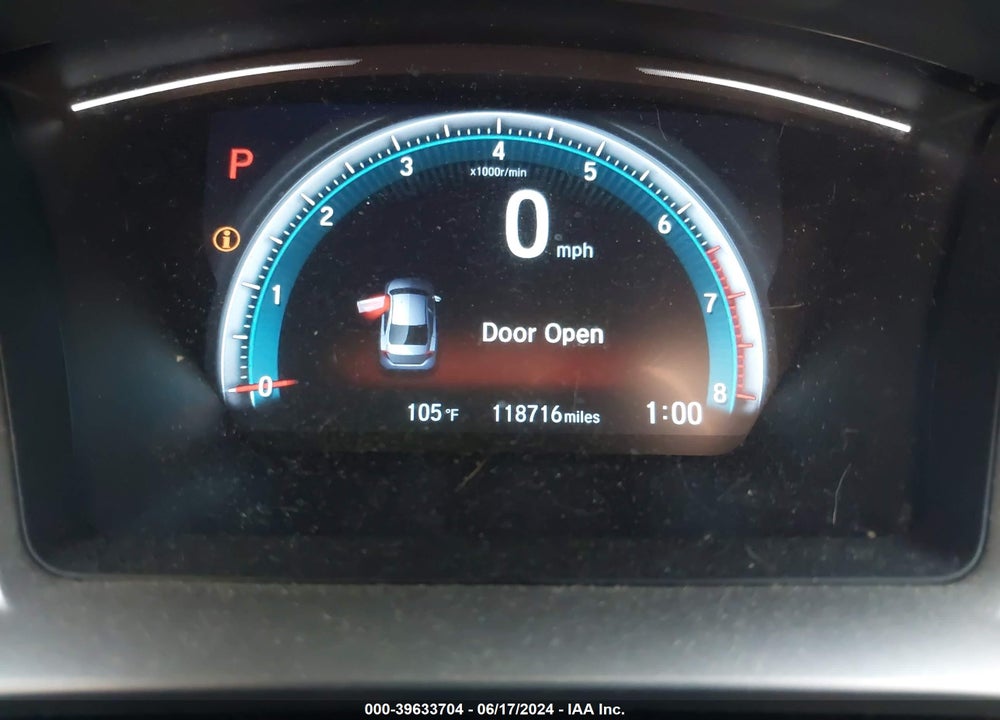 2016 HONDA CIVIC EX-T VIN: 2HGFC1F30GH652875