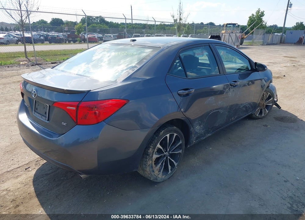2018 TOYOTA COROLLA SE VIN: 5YFBURHE7JP850698