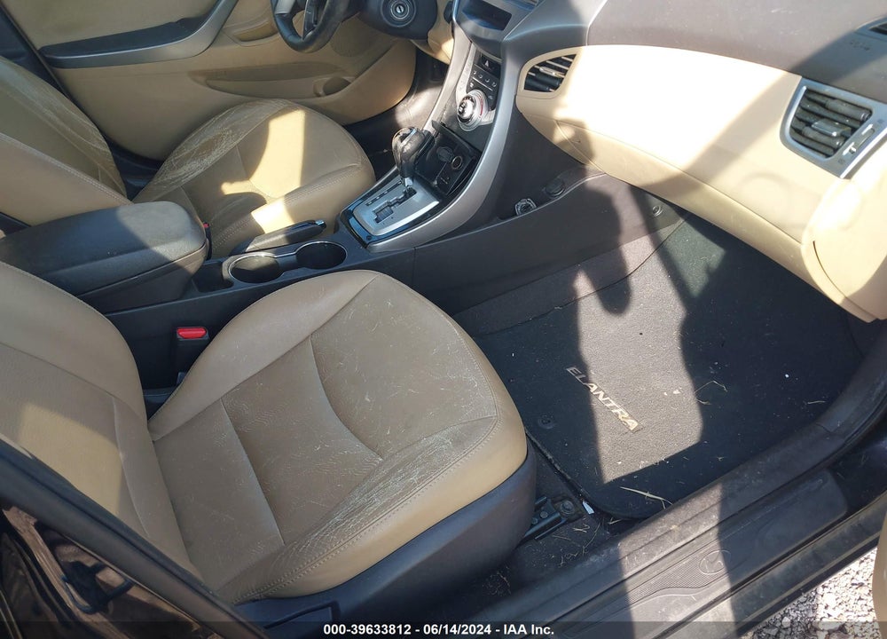 2012 HYUNDAI ELANTRA LIMITED VIN: 5NPDH4AE9CH144293