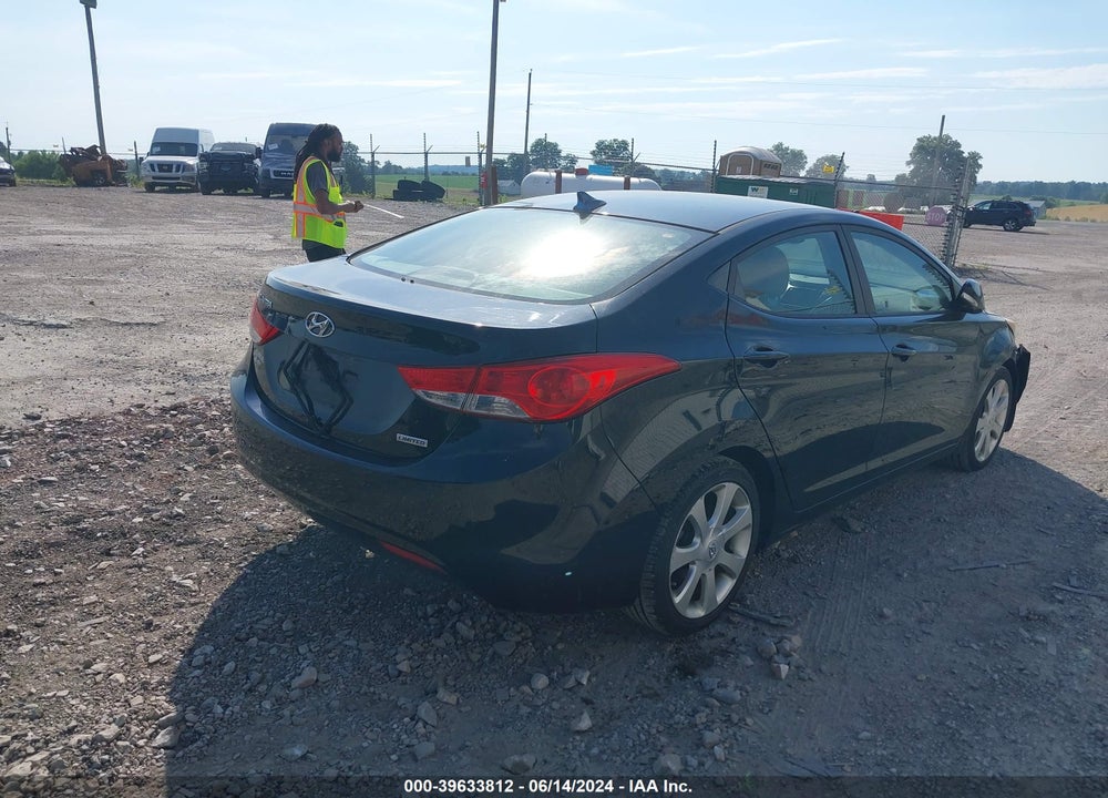 2012 HYUNDAI ELANTRA LIMITED VIN: 5NPDH4AE9CH144293