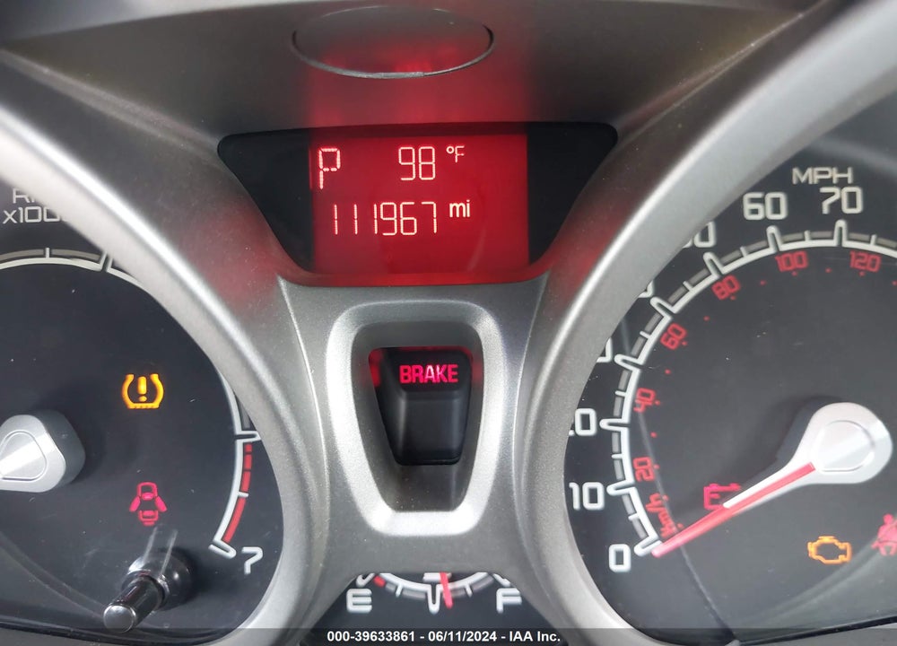 2011 FORD FIESTA SE VIN: 3FADP4EJ0BM164912