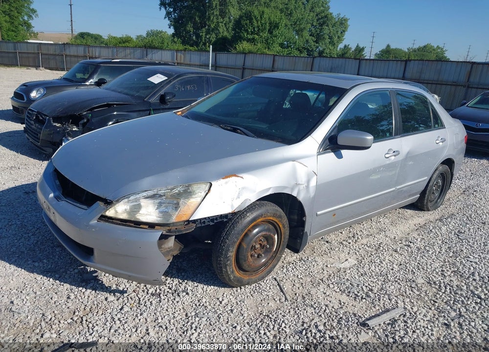 2005 HONDA ACCORD 2.4 EX VIN: 1HGCM56885A022777