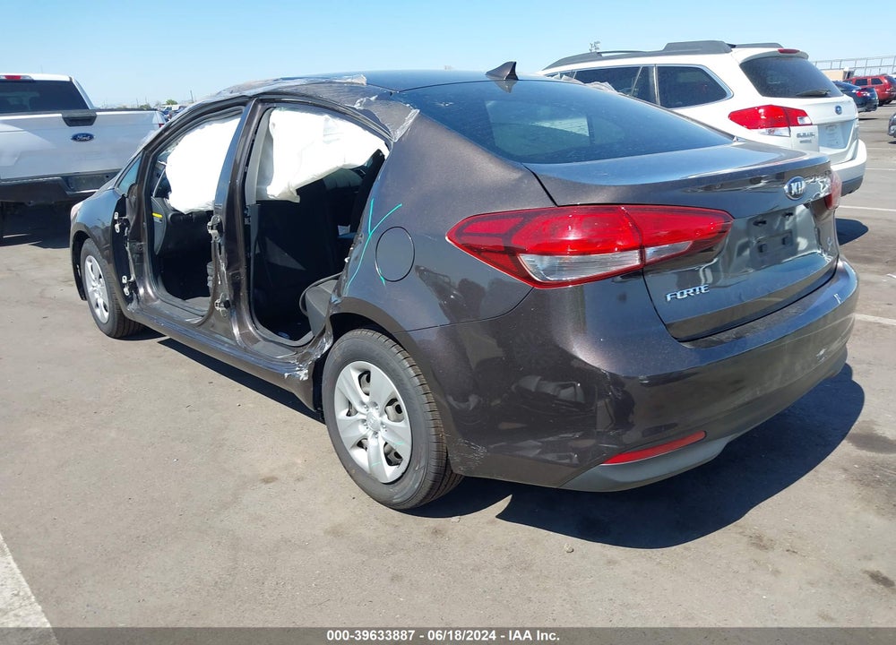 2017 KIA FORTE LX VIN: 3KPFK4A76HE055160