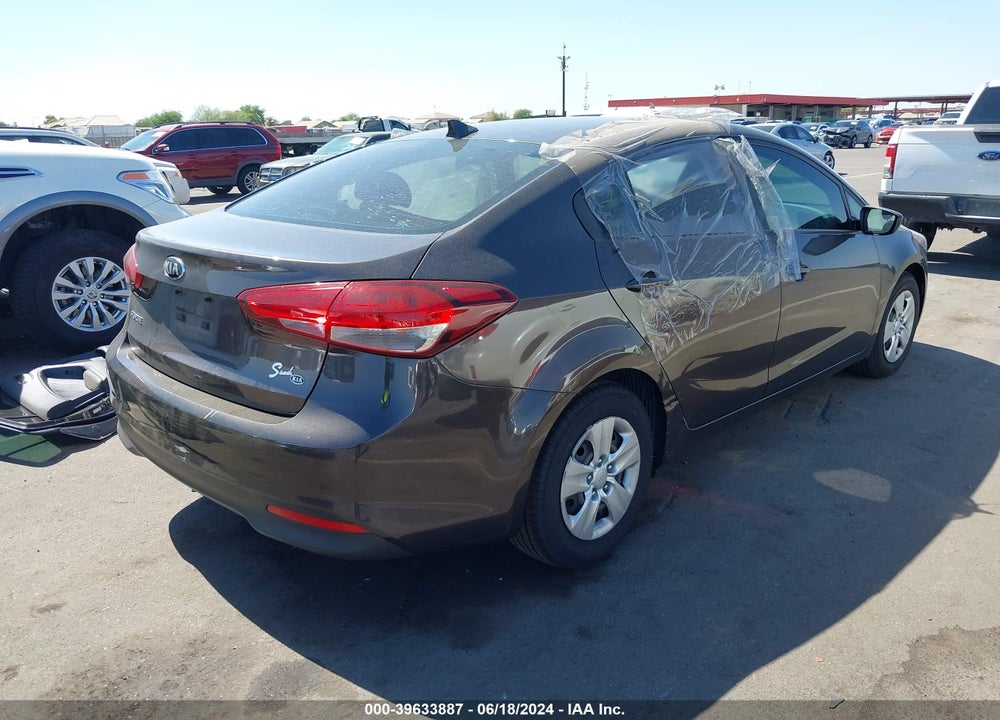 2017 KIA FORTE LX VIN: 3KPFK4A76HE055160