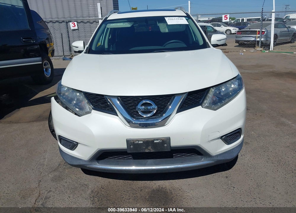 2015 NISSAN ROGUE SV VIN: 5N1AT2MT3FC926228