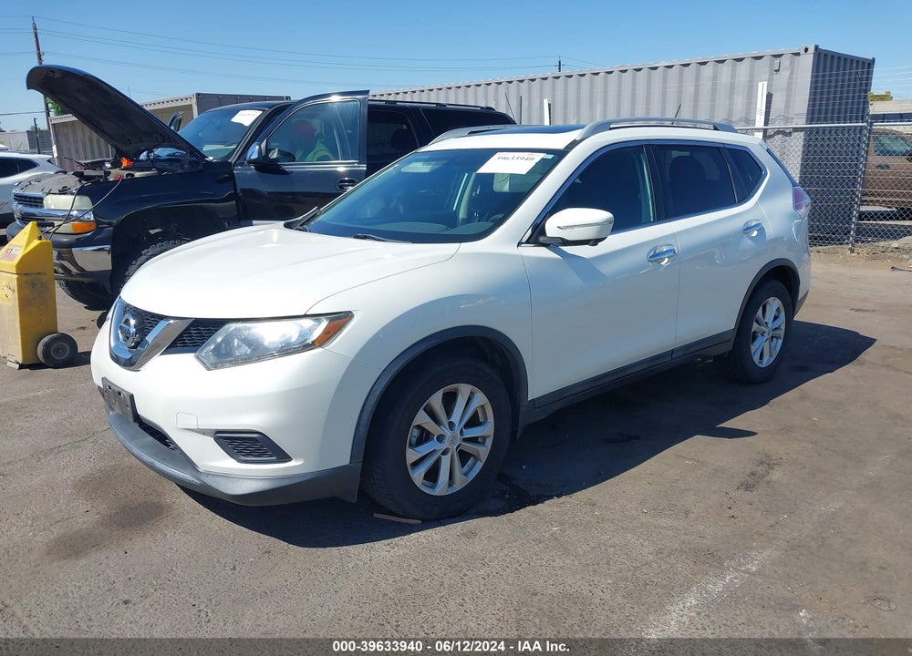 2015 NISSAN ROGUE SV VIN: 5N1AT2MT3FC926228