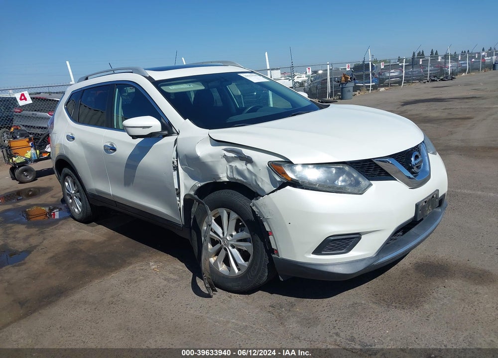 2015 NISSAN ROGUE SV VIN: 5N1AT2MT3FC926228