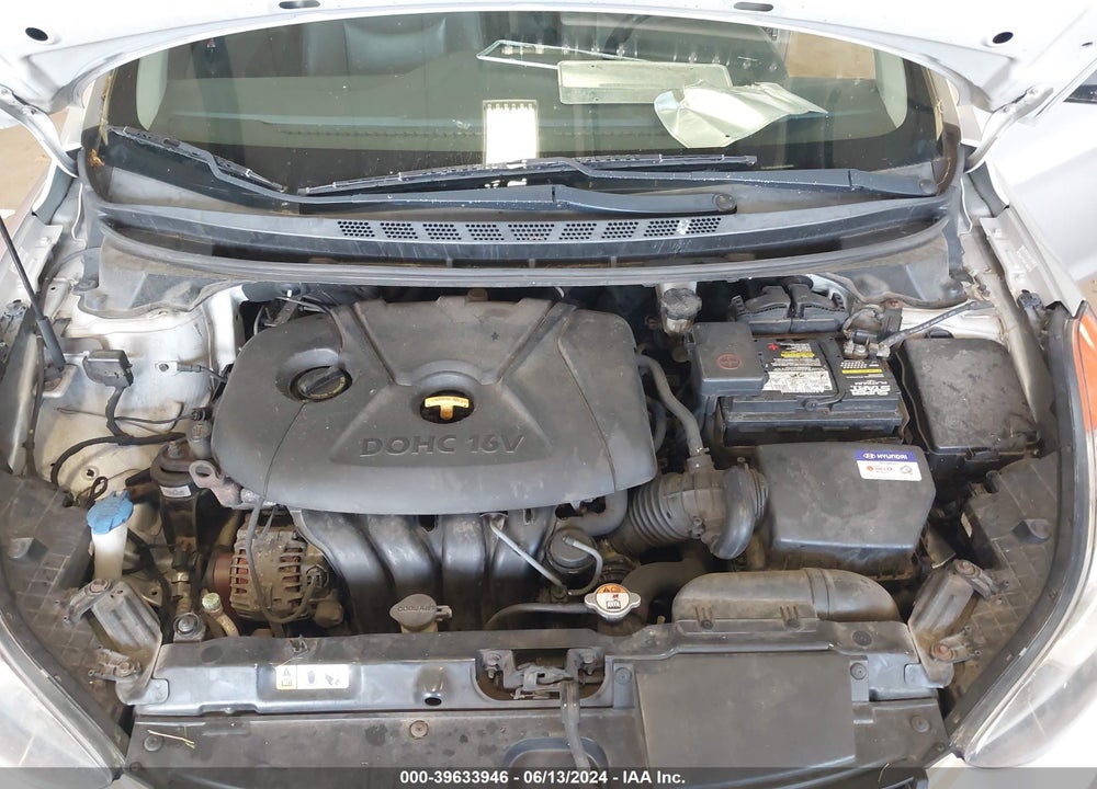 2013 HYUNDAI ELANTRA SE VIN: KMHDH6AE6DU004880