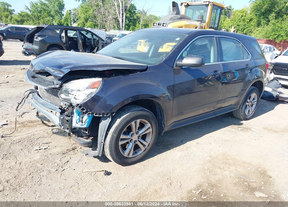 2016 CHEVROLET EQUINOX LS VIN: 2GNALBEK5G1160625