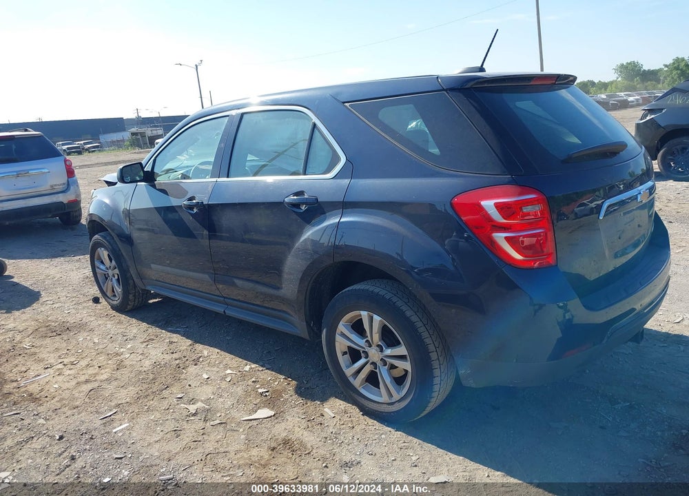 2016 CHEVROLET EQUINOX LS VIN: 2GNALBEK5G1160625