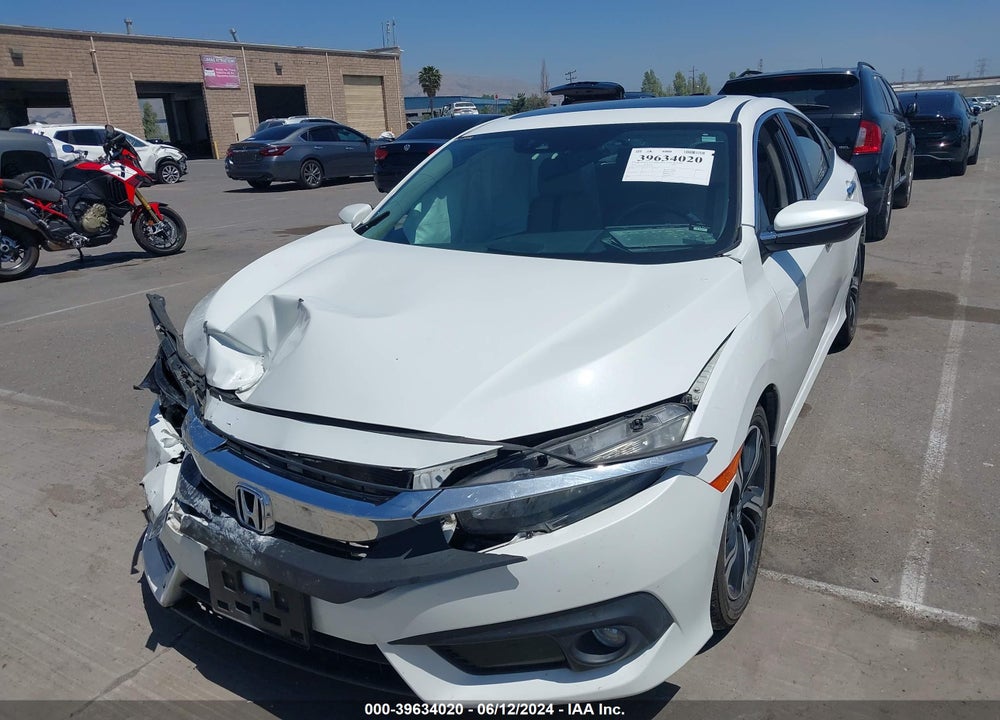 2016 HONDA CIVIC TOURING VIN: 2HGFC1F98GH646889