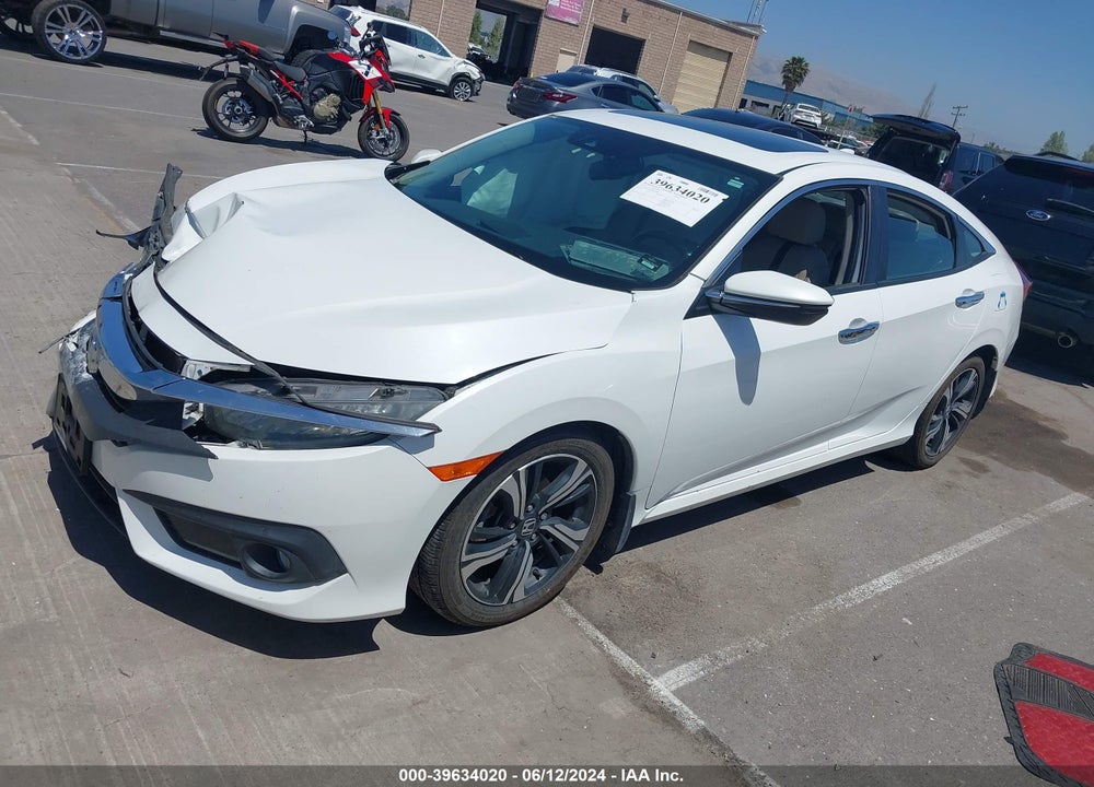 2016 HONDA CIVIC TOURING VIN: 2HGFC1F98GH646889