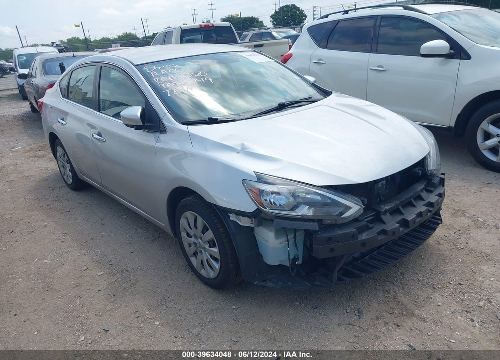2019 NISSAN SENTRA S VIN: 3N1AB7AP3KY342606