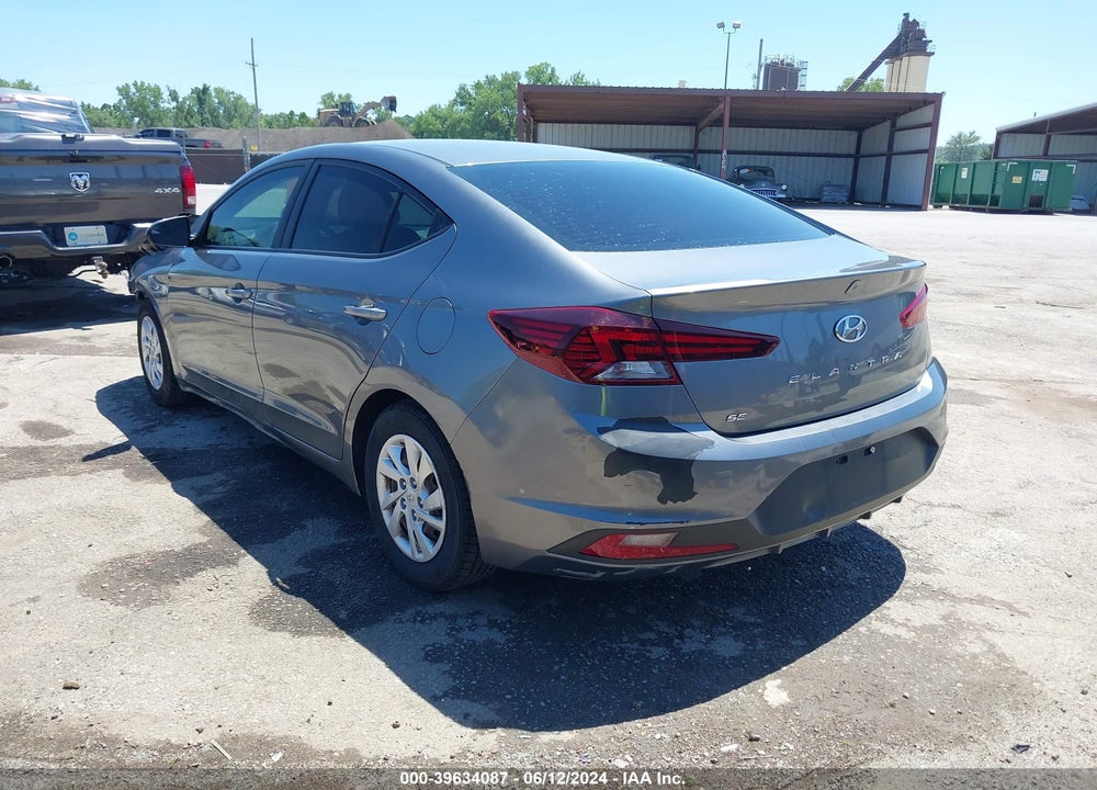 2019 HYUNDAI ELANTRA SE VIN: 5NPD74LF7KH468897