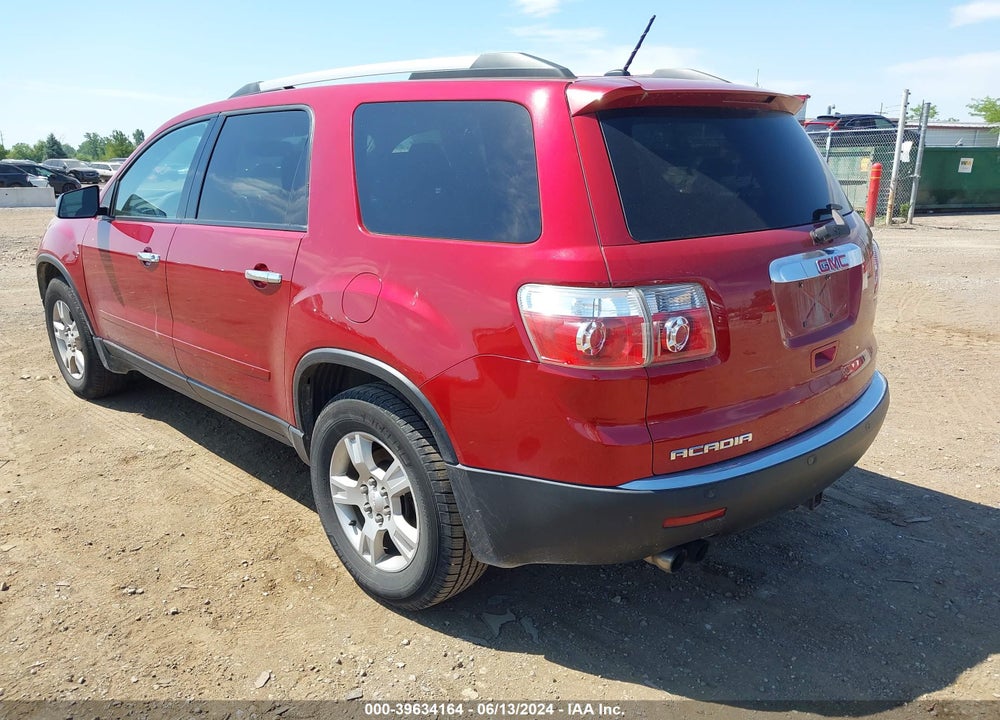 2012 GMC ACADIA SLE VIN: 1GKKRPED2CJ394512