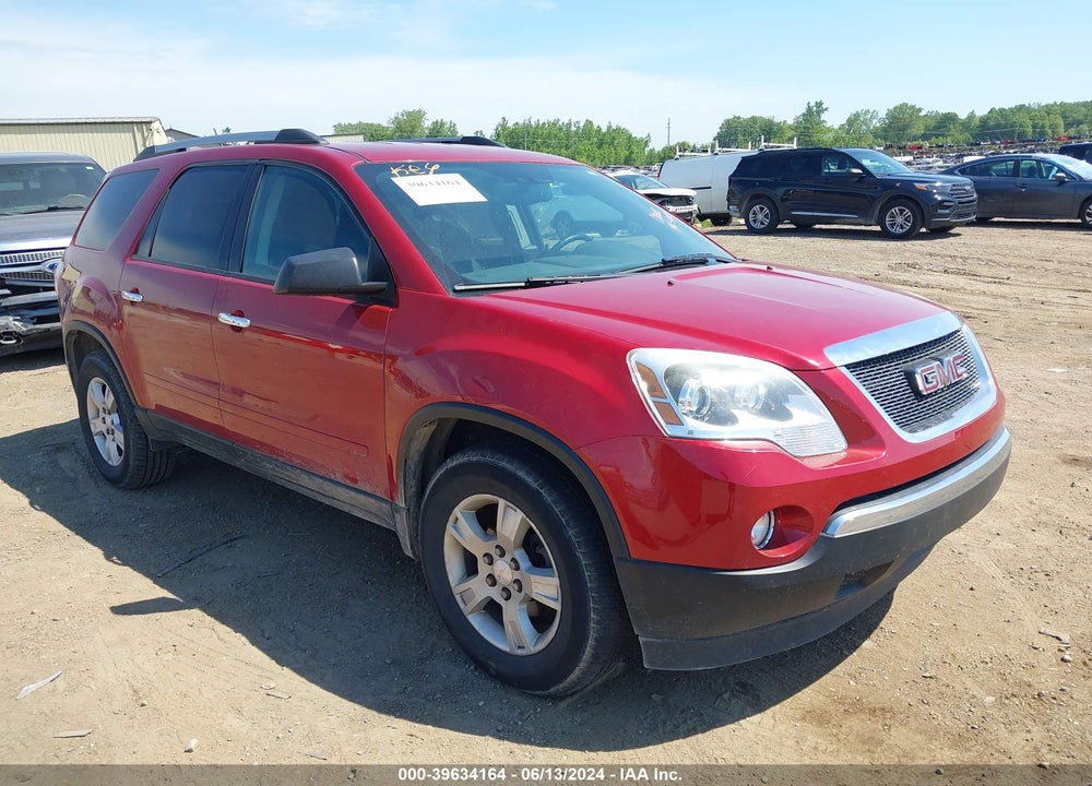 2012 GMC ACADIA SLE VIN: 1GKKRPED2CJ394512