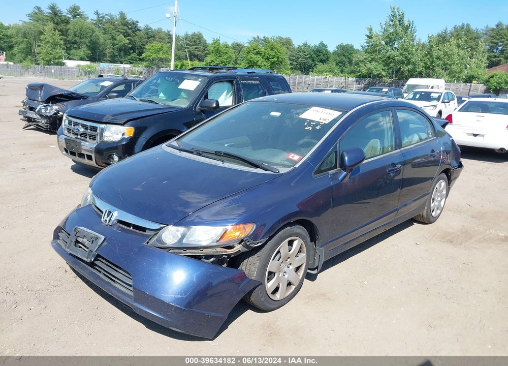 2006 HONDA CIVIC LX VIN: 1HGFA16596L095764
