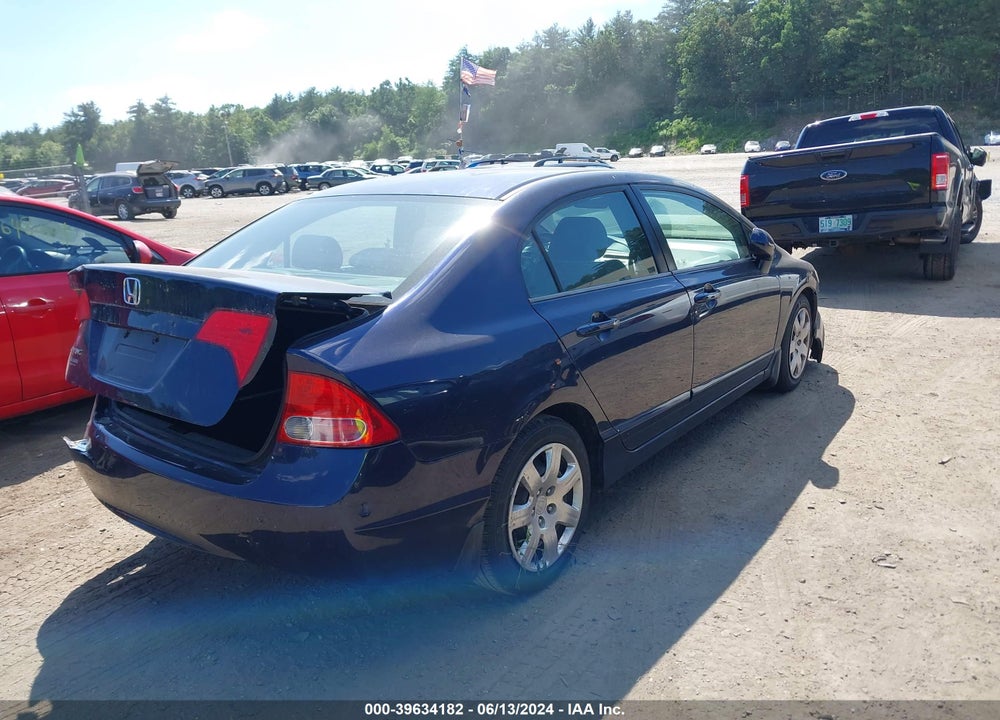 2006 HONDA CIVIC LX VIN: 1HGFA16596L095764