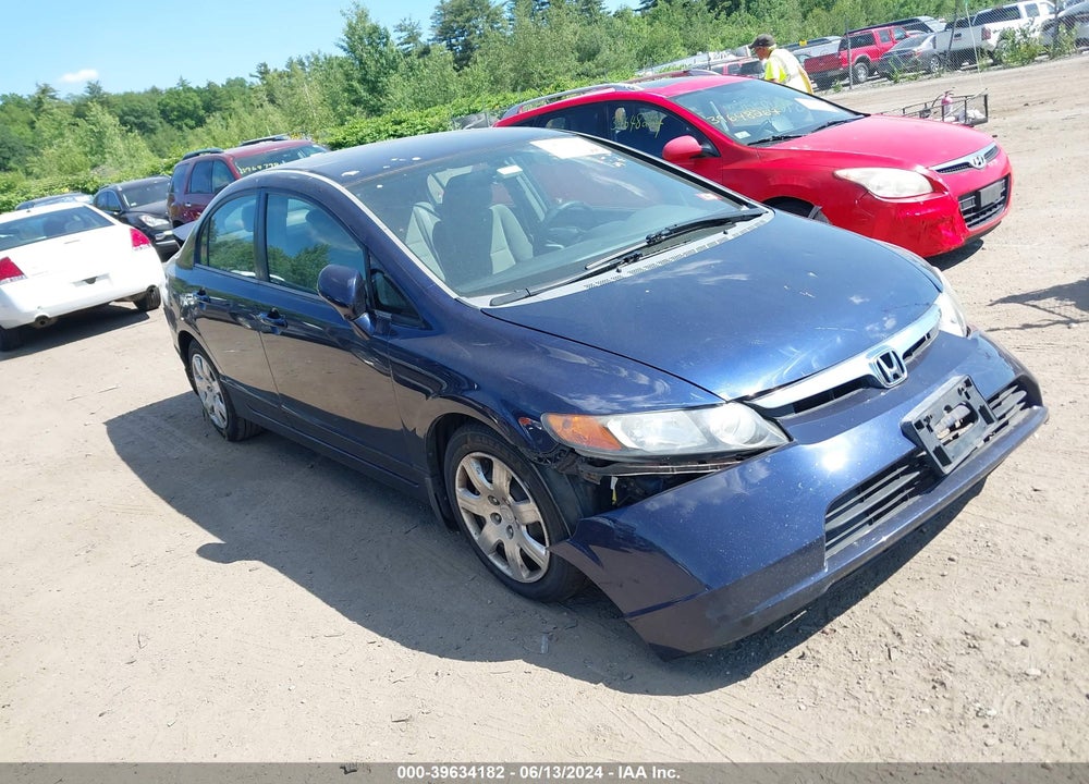 2006 HONDA CIVIC LX VIN: 1HGFA16596L095764