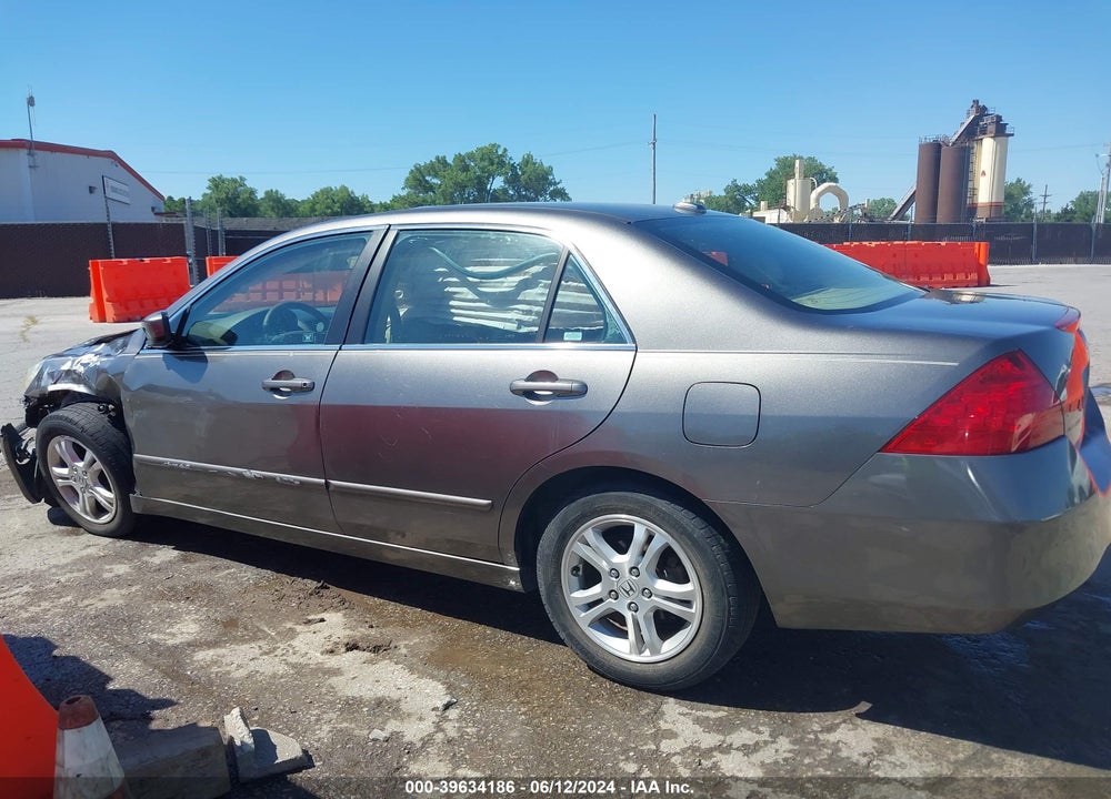 2007 HONDA ACCORD 2.4 EX VIN: 1HGCM568X7A089609