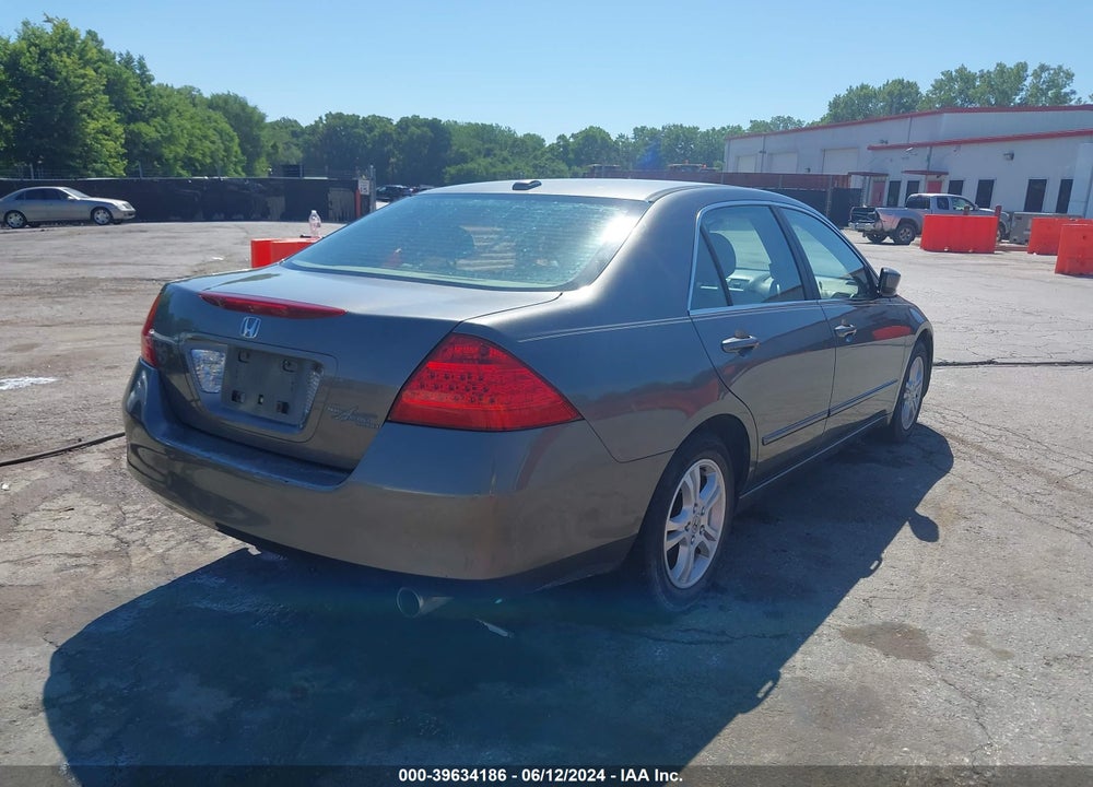 2007 HONDA ACCORD 2.4 EX VIN: 1HGCM568X7A089609