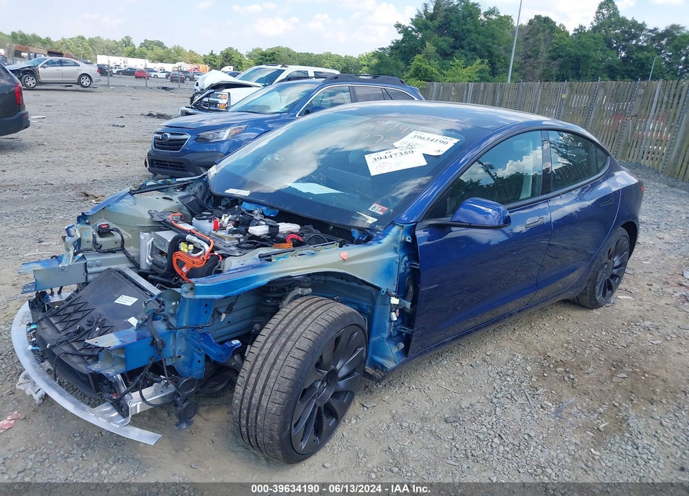 2022 TESLA MODEL 3 PERFORMANCE DUAL MOTOR ALL-WHEEL DRIVE VIN: 5YJ3E1EC4NF330840
