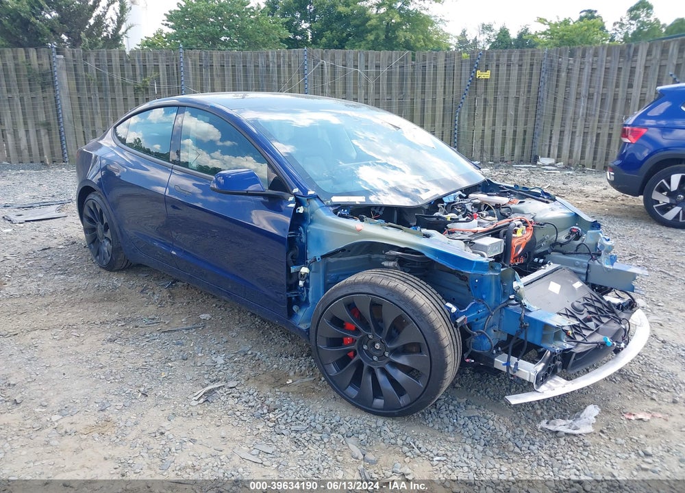 2022 TESLA MODEL 3 PERFORMANCE DUAL MOTOR ALL-WHEEL DRIVE VIN: 5YJ3E1EC4NF330840